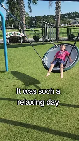 Took the kids to the park and my boy was living his best live in his 