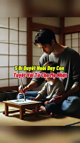 5 Bí Quyết Nuôi Dạy Con Tuyệt Vời Từ Cha Mẹ Nhật.#daycontuduygiau #daycon #xuhuongtiktok 