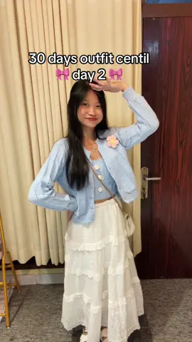 30 days outfit centil 2/30 🎀🩵 . . #outfitideas #outfitinspo #pinterestoutfit #OOTD #coquetteaesthetic #coquette #outfitcheck #outfitoftheday 