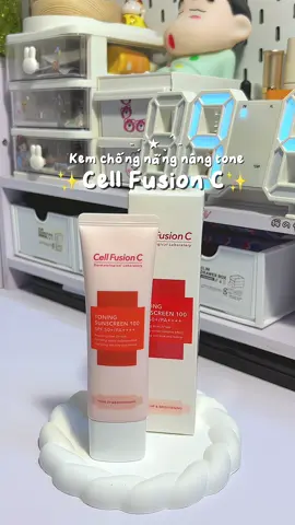 kcn Cell Fusion C dùng thích thế này bảo sao khum hot🤩✅#Toning #Toningsun #CellfusioncToning #Sunscreen #unbox #skincare #kemchongnangnangtone #kcnnangtone #goclamdep #xuhuong #trend #foryou #unboxwithTep 