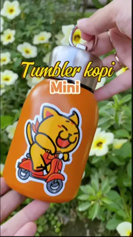 Pecinta kopi sini ngumpul, wajib punya sih tumbler mini ini🧡 #tumblermini #tumblerkopi #termosmini #tumblermurah 