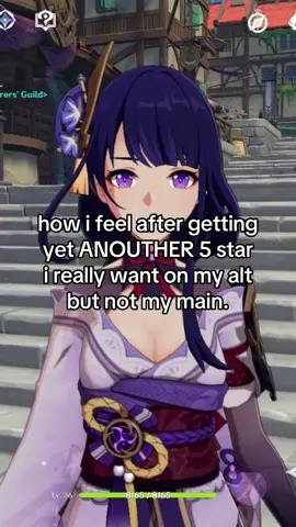 not to mention BUT ITS AR 20, I CANT EVEN ASCEND RAIDEN UP BC INAZUMA IS LOCKED. #fyp #raidenshogun #GenshinImpact #hoyocreators #genshin #viral 