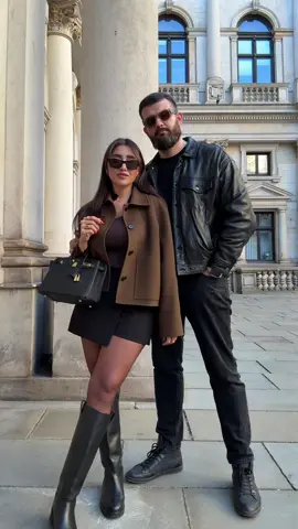 Long time no fit check together 🤎🍂 #fitcheck #couple 