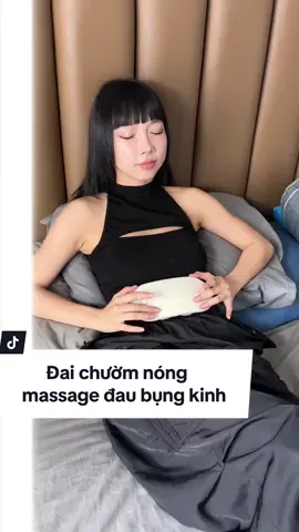 Đai chườm nóng massage bụng dành cho các chị em trong ngày đau bụng kinh  #tamhermong #fyp #badbie #metok 