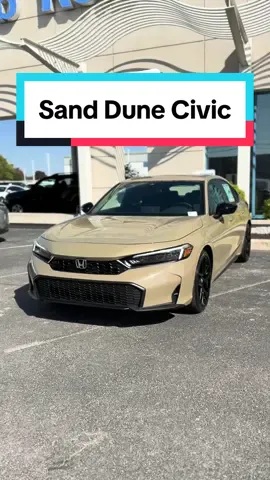 Replying to @Tyler me too Tyler! 🔥 Hopefully we will see it on more new Honda options in the future! 🙌#sanddunepearl #hondacivichatchback #civichatchback #honda #civic #civicgang #11thgencivic #rohrmanhondalafayette #carswithcurry 