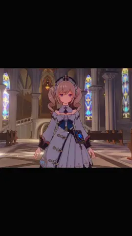 Whatever this is 😭 i don’t know if anyone has done it, hopefully not, she just fits the trend 😭 #GenshinImpact #barbara #mondstadt @GenshinImpact_En 