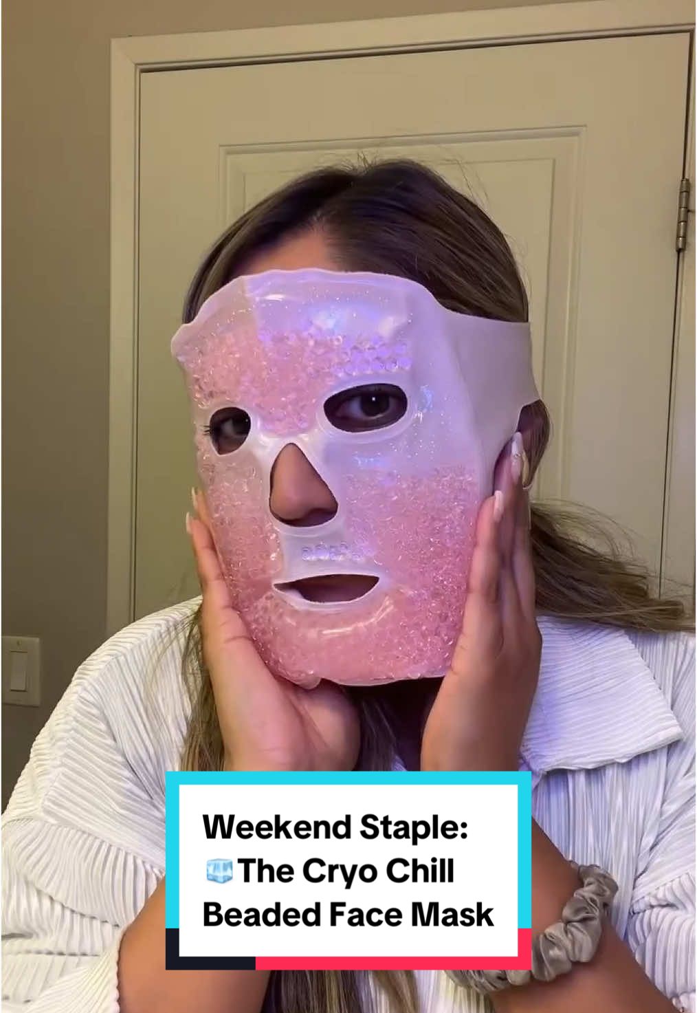 Keeping it CHILL this weekend with our Cryo Chill Beaded Face Mask! 🧊✨ #fyp #cryofacial #icefacial #icetool #icemask #icingfaceskincare #cryotherapy 