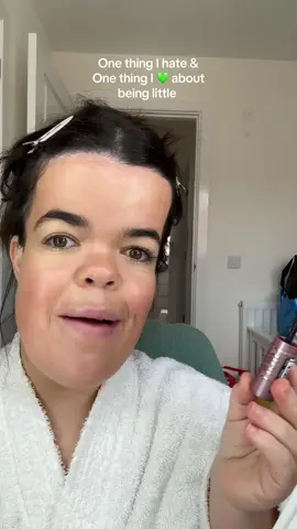 Pros and cons of being little 💚 grwm part 2 #dwarfismawareness 