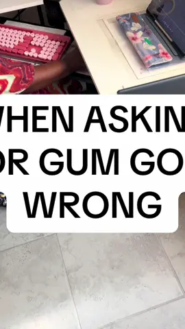 When asking for gum goes wrong 😩 #ttshop #TikTokShop 