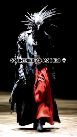 COUNTRIES AS MODELS 💀 #model #midjourney #midjourneyai #models 