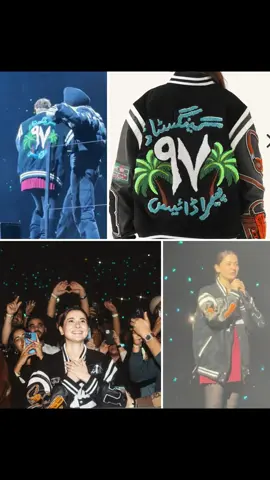 I was wondering what brand @Hania Aamir wearing. So I find out it is by @Rastah “97 PARADISE” SUEDE VARSITY JACKET. I kind of liked it 😍😍 . . . #diljitdosanjh #haniaamir #rasta #jacket #colorsoflifewithfakiha 
