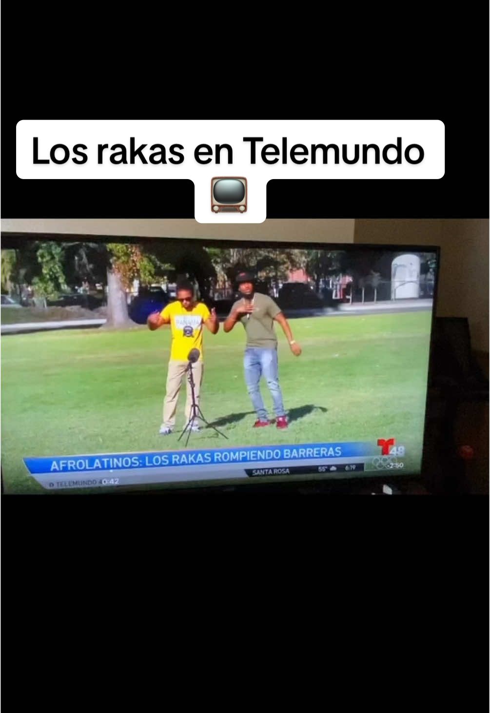 La marca del pueblo 💯 Nadue nos los dio 🫡 un respeto maximo a nuetra gente de @Telemundo #soyraka #panana #oakland #independentartist 