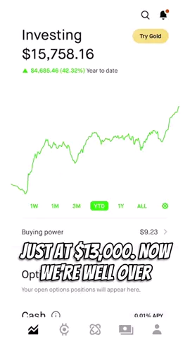 My 15k Robinhood Stock Portfolio at 20yrs Old 💰 #stockmarket #stock #stonks #dividends 