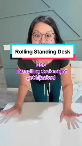 Im gonna have to order a second one.  #Sitstanddesk #MobileRollingdesk  #Standingdesk #Workfromhome #TikTokShop #ad #makecozyhomeaffordable 