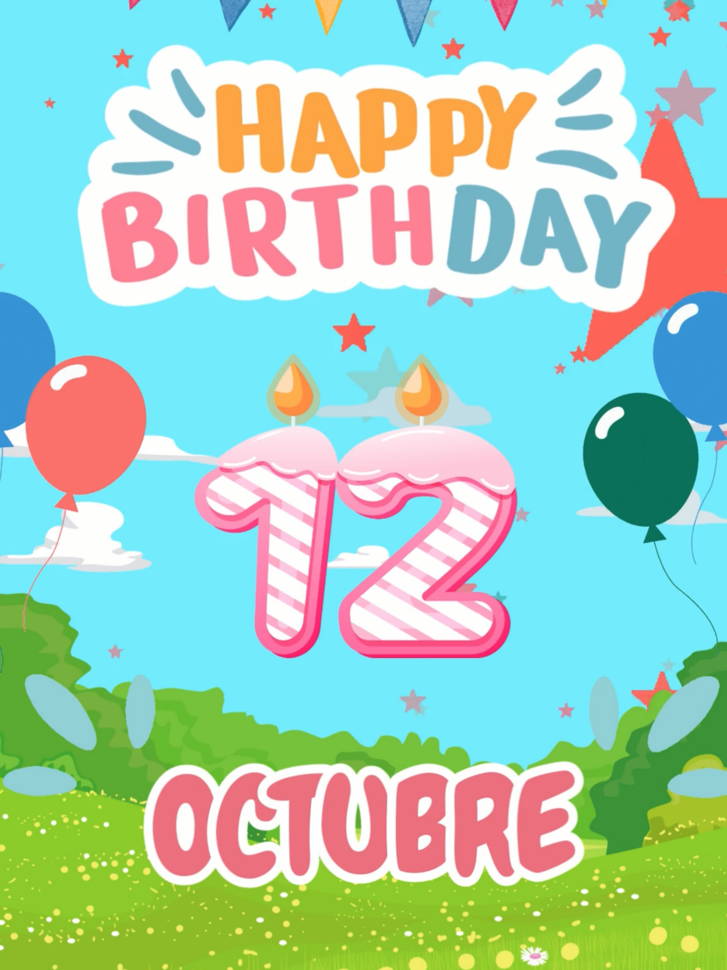 ¡Feliz Cumpleaños 12 de Octubre! ¡Feliz cumpleaños! Este es un día  grandioso, pues el milagro de la vida se renueva para ti en otro ciclo  que hoy comienza.   #12deoctubre #cumpleaños #octubre  #HappyBirthday #saludos #viralreels #viral #videoviral #trendingreels #reels