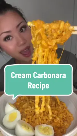 Saturday night Cream carbonara ramen 😋🔥 extra cheesy & creamy @불닭 공식 틱톡 | Buldak Official  #crunchyasmr #ranch #mukbangeatingshow #muckbangeating #eatingsounds #asmrchewing #eatingshow#foodvideos #eatingvideo #viral #foodasmrsounds #hothoneyrub #garlicparmesanwings #mangohabanerowings #eatwithme #wingstoptenders #asmrmukbang #asmr #mukbang #asmr #mukbangasmr #parmesanwings #foodietiktok #food #carbonara #samyangcarbonara #samyangnoodles #spicynoodles 