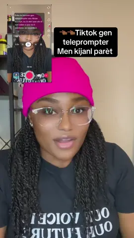 #tiktoktips #teleprompter #howtousetheteleprompterontiktok #teleprompterontiktok #viralvideo #fypシ #lovemie #kreyol 