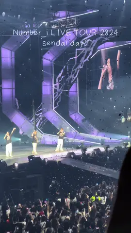 スタンド席から。 どこから見てもカッコいい！！！ #Number_i  #ShoHirano  #YutaJinguji  #YutaKishi  #Number_1  #number_1_livetour  #iLYs 