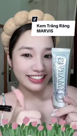 Loại tuýp màu trắng này siêu bật tông lun nha #kemdanhrang #marvissaigon #marvis #kemdanhrangmarvis #kemdanhrangtrangrang #teethwhitening #teethcare #teethcleaning #chamsocrangmieng #review #reviewcamoi #xuhuong #viralvideo 