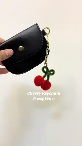 Soooooo inlove with this Cherry Fuzzy wire keychain I made🥹🥹🍒 Sobrang dali lang nya gawin ☺️ pede nyo rin gawing business☺️ Patok to lalo ngayung darating na Holiday Season☺️✨    #fuzzywire #keychain #business #SmallBusiness #DIY 