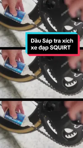 Dầu Sáp tra xích xe đạp SQUIRT #xedap #bicycle #cycling #phutungxedap #dautraxichxedap #bicyclechain #xichxedap 