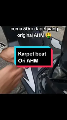 cuma 50rb diskon cashback lagi 40persen ...ya salam gratis ini mah #karpetbeat #pijakankakibeat #beat #beatproper 