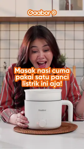 Masih ga percaya kalau panci listrik bisa masak nasi? Yuk buktiian sekarang! Checkout panci listrik nya di keranjang kuning sekarang ya! #gaabor #gaaborindonesia #ricecooker 
