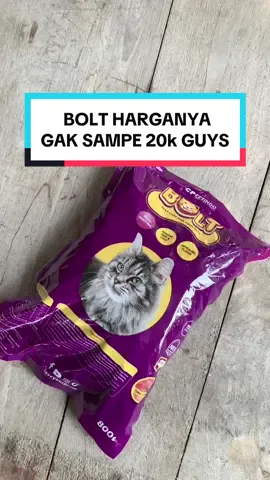Makanan kucing bolt lagi promo guys. #bolt #makanankucing #dryfood 