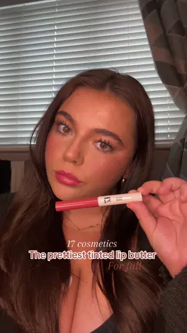 The prettiest tinted lip butter🫦 From 17 cosmetics🤍 £4!!  #fyp #makeup #lipbutter #tintedlipbalm #beauty #boots #makeupproducts #recommendations 