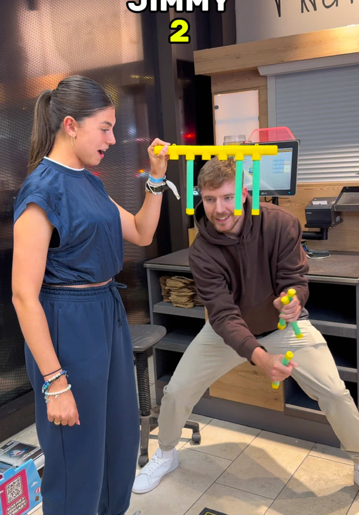 Reflex game vs @MrBeast crew!! (Let's NOT talk about Karl's attempt) 😅😅 