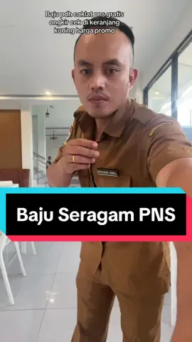 Baju Seragam Dinas PNS Pemda pdh khaki coklat gratis ongkir #bajuseragampns #bajupdhcoklat #bajuseragampdh 
