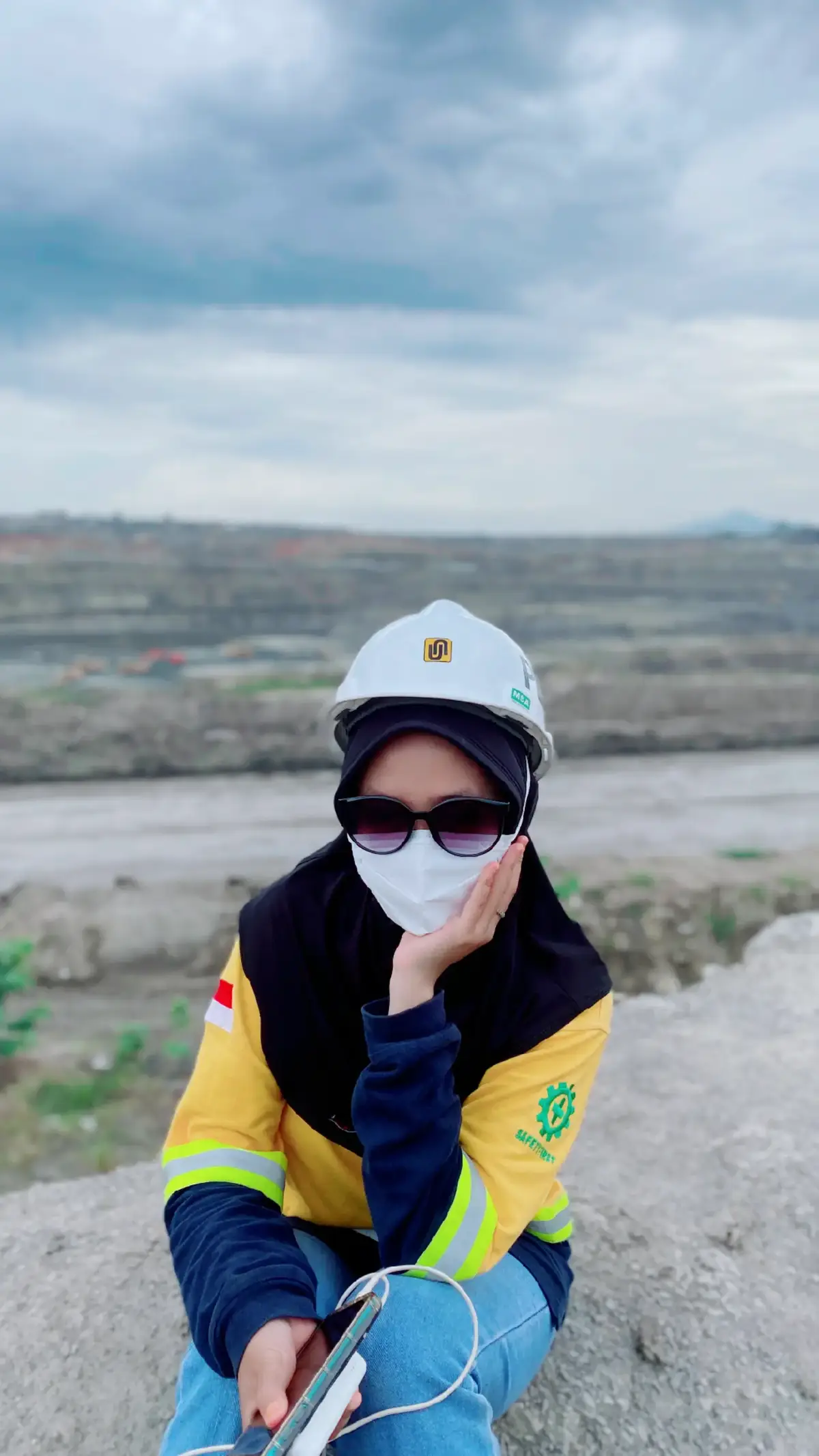 first experience 🫶✨ foto terakhir bonus hehe.. #cewektambang #tambangbatubara #tambanghitz 