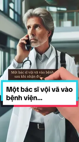 Một bác sĩ vội vã vào bệnh viện sau khi nhận được cuộc gọi khẩn cấp cho một ca phẫu thuật. #baihoccuocsong #sachhayexpress #LearnOnTikTok 