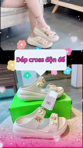 Dép cross sandal Crush Classic độn đế form Hàn Mẫu Mới 2024 HOT #xinhfasmini #depxinh #depdecao #depnuthoitrang #depcross #xuhuong 