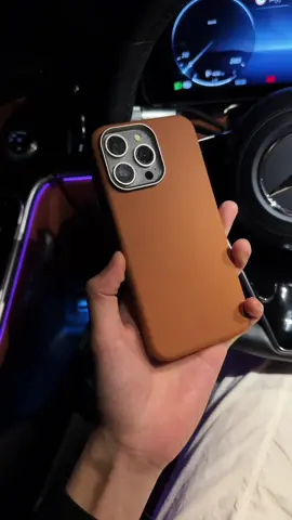Luxury Leather Brown  #iphone16promaxcase #iphone16case #iphone15promaxcase #iphone15case #phonecase #matte #magsafe 