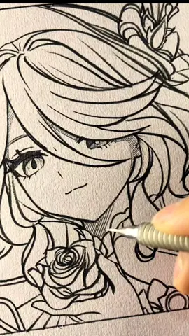 Furina #sketch #sketchdaily #draw #drawing #GenshinImpact #furina #furinagenshinimpact #evansketch #艾文绘画 