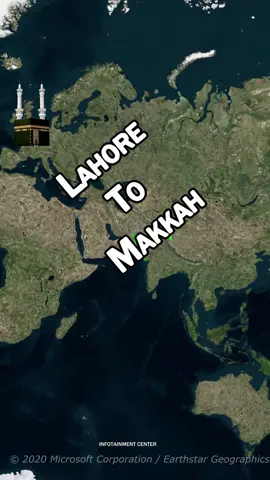 Lahore To Makkah #pakistan #india #map #facts #lahore #infotainmentcenter 