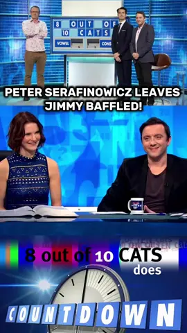 Peter Serafinowicz Leaves Jimmy Baffled! #8outof10catsdoescountdown #8outof10cats #countdown #comedy #funny #viral #funny #fyp #seanlock #uk #8oo10cdc 