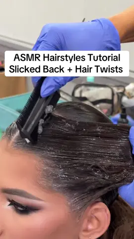 ASMR 🔊 Hairstyles Tutorial Slicked Back Hairstyle ❤️‍🔥  Can this Hairstyle fit to Volleyball Girls?  #creatorsearchinsights #asmr #asmrvideo #asmrsounds #hair #hairstyle #hairtutorial #volleyball #volleyballhairstyle #hairtok #hairstyles #relaxingvideos #process #haircare #haircareroutine #grwm #grwmroutine #grwmmakeup #grwmhair 