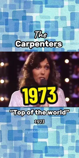 The Carpenters - Top of the world Live 1973. “Top of the World
