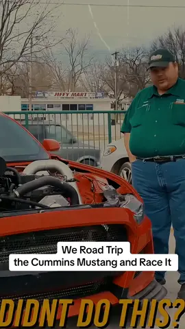 25 mpg is insane 😂 love diesels #westend #westenchamplin #westen #mustang 