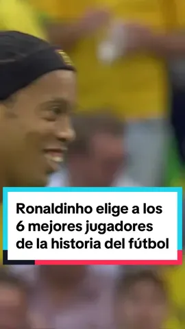 ¿Estás de acuerdo con el ranking de Ronaldinho? ¡Dime el tuyo en los comentarios! #futbol⚽️ #messi #ronaldo #zidane  