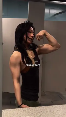 need me a small useless man to protect  #gym #gymgirl #gymgirls #GymTok #workoutmotivation #gymmotivation #anime #animememe #animephysique #AttackOnTitan #mikasa #mikasaackerman #mikasacosplay #bodybuildingmotivation #bices #anabolic 