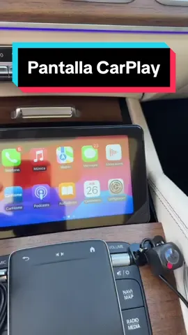 Pocas unidades disponibles con descuento!! Pantalla carplay para cualquier carro! Envío gratis. #carplay #wirelesscarplay #pantallacarplay #car #TikTokShop #TikTokMadeMeBuylt #falldealsforyou #tiktokshopblackfriday #tiktokshopcybermonday 