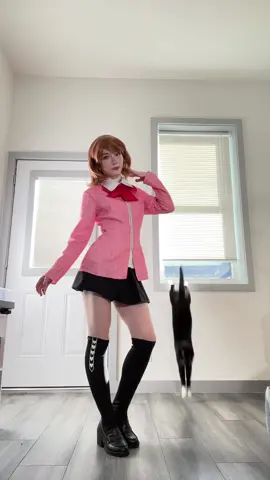 Cat ran in the shot but it was my best take haha 🐱🫧💕 #persona3 #cosplay #persona3reload #cosplayer #personacosplay #yukaritakeba 