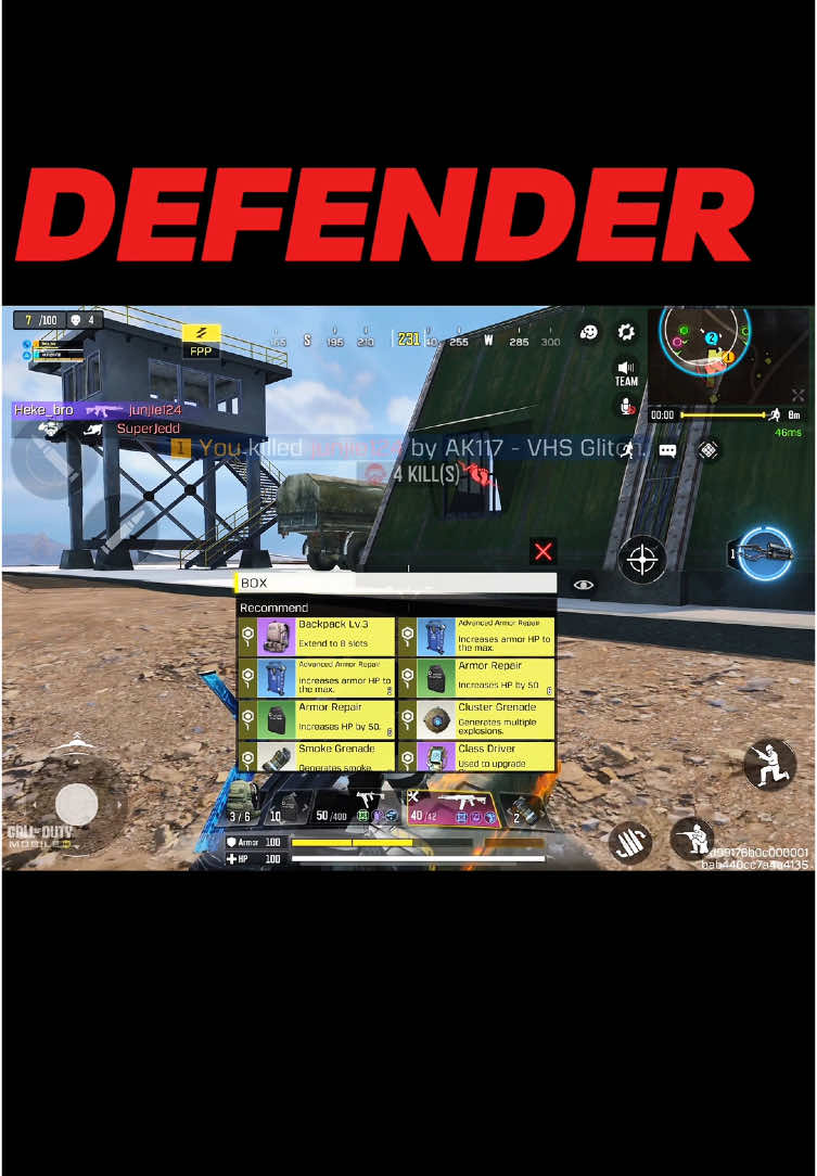 Defender #codm #CapCut #callofdutymobile #codmobile #cod #codmobileclips #battleroyalecodmobile #battleroyalecodm #codmph #battleroyale #codmgrenadekill #codmdefender #codmdefenderclass #codmclass #codmheat #fyp #codmtayo 