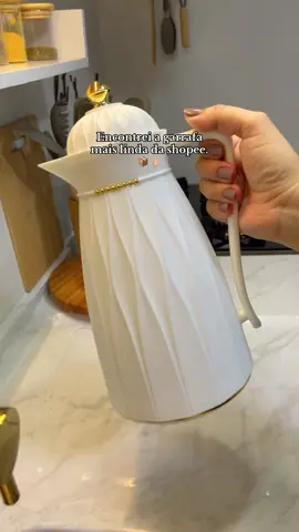 É um mimo essa garrafa de café .🤍🫰🏼 #comprinhasshopee #comprasparacasa #garrafa #gratidão #coffee #amo 