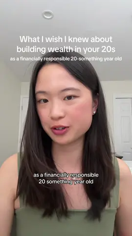 what i wish i knew about building wealth in your 20s as a financially responsible 20-something 🫶🏼 #wealth #wealthbuilding #twenties #20s #money #PersonalFinance #financialfreedom #financialliteracy #financialeducation 