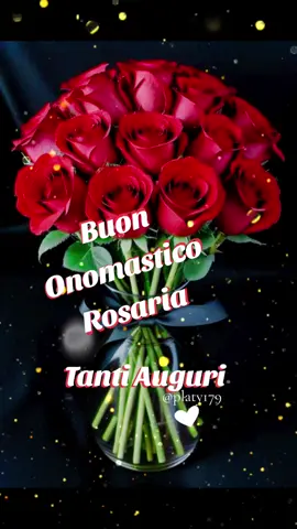 A chi porta questo nome #buononomastico #rosaria #tantiauguri #❤️🌹 