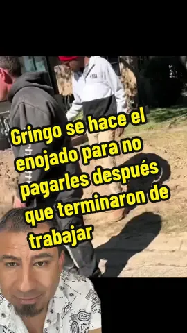 Gringo se hace el enojado para no pagarles después que terminaron de trabajar #trabajoduro #latinos #triste #fyp #noticias #viralvideo  